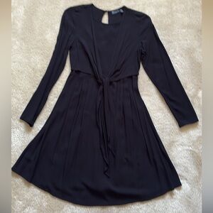 ASOS Maternity/ Nursing Black Long Sleeve Dress